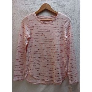 Mudd NWT Girls Soft Knit Metallic Embellish Shirt